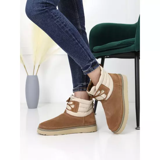 ❎ Купить UGG Classic Mini Lace-up Weather Chestnut арт 1120849 за