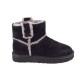 Женские угги UGG Mini Spill Seam Boot Black